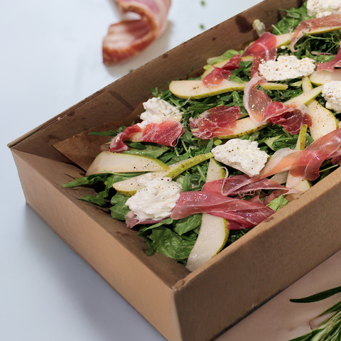 Parma Ham and Pear Salad for 6