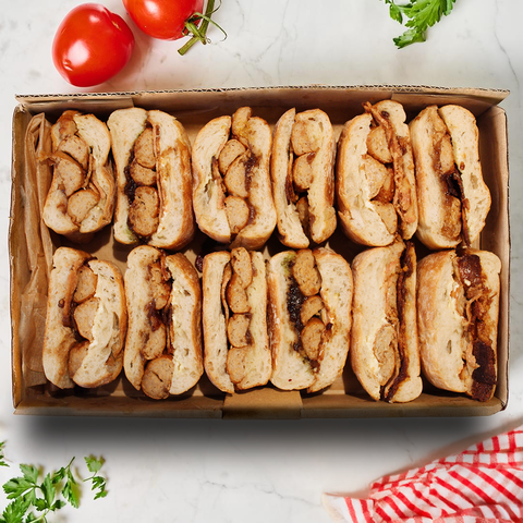 Vegan Pigs in Blankets Sandwich Platter