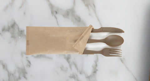 Disposable Cutlery, Plates, Napkins.