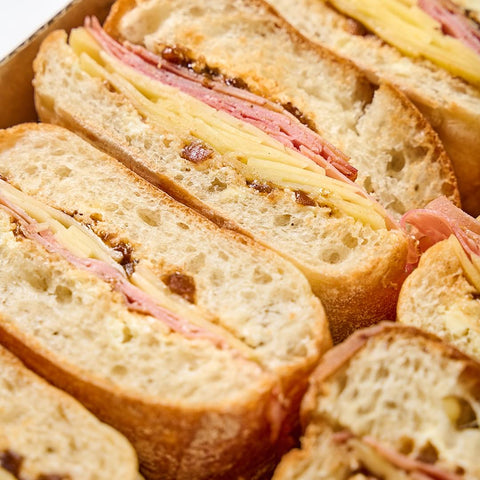 Ham, Cheese and Chutney Sandwich Platter
