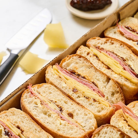 Ham, Cheese and Chutney Sandwich Platter