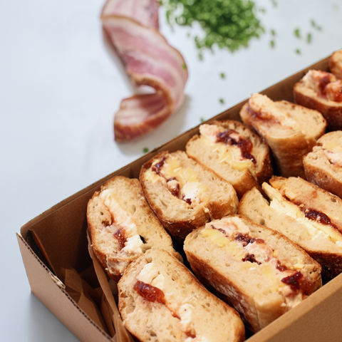 Brie and Cranberry Sandwich Platter