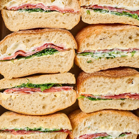 Italian Salami Sandwich Platter
