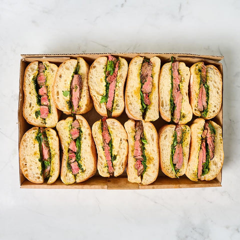 Steak and Chimichurri Sandwich Platter