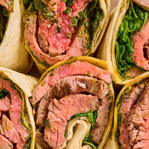 Chimichurri Steak Wrap Platter
