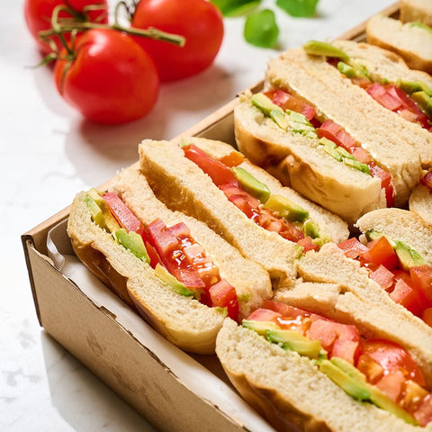 Tomato and Avocado Sandwich Platter